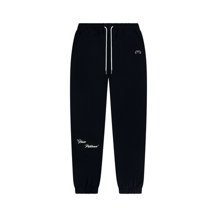 BLACK TUNNEL VISION SWEATPANTS