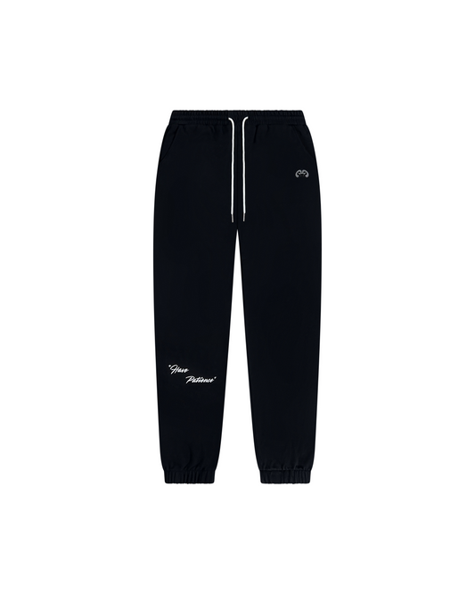 BLACK TUNNEL VISION SWEATPANTS